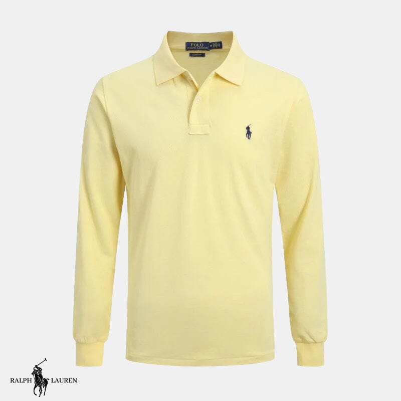Long-sleeved polo shirt