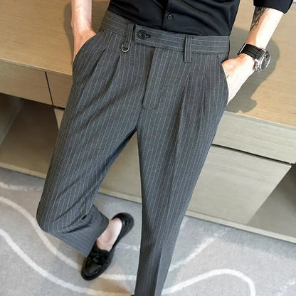 Striped Suit Trousers Verno